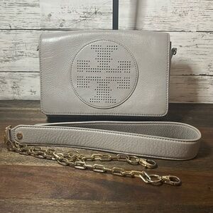 Tory Burch Gray Crossbody Bag